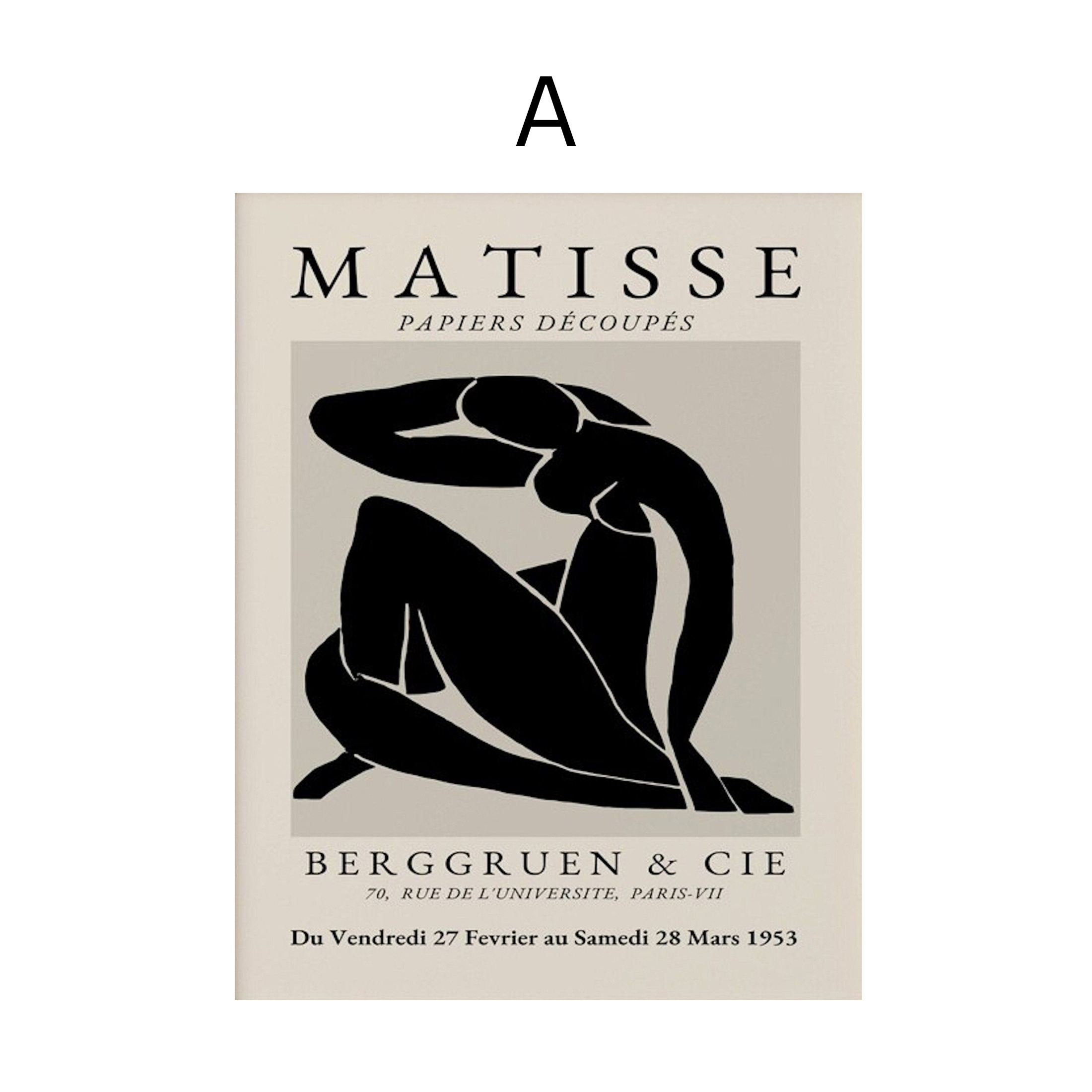 Poster Matisse Abstrakt als Deko Print ohne Rahmen