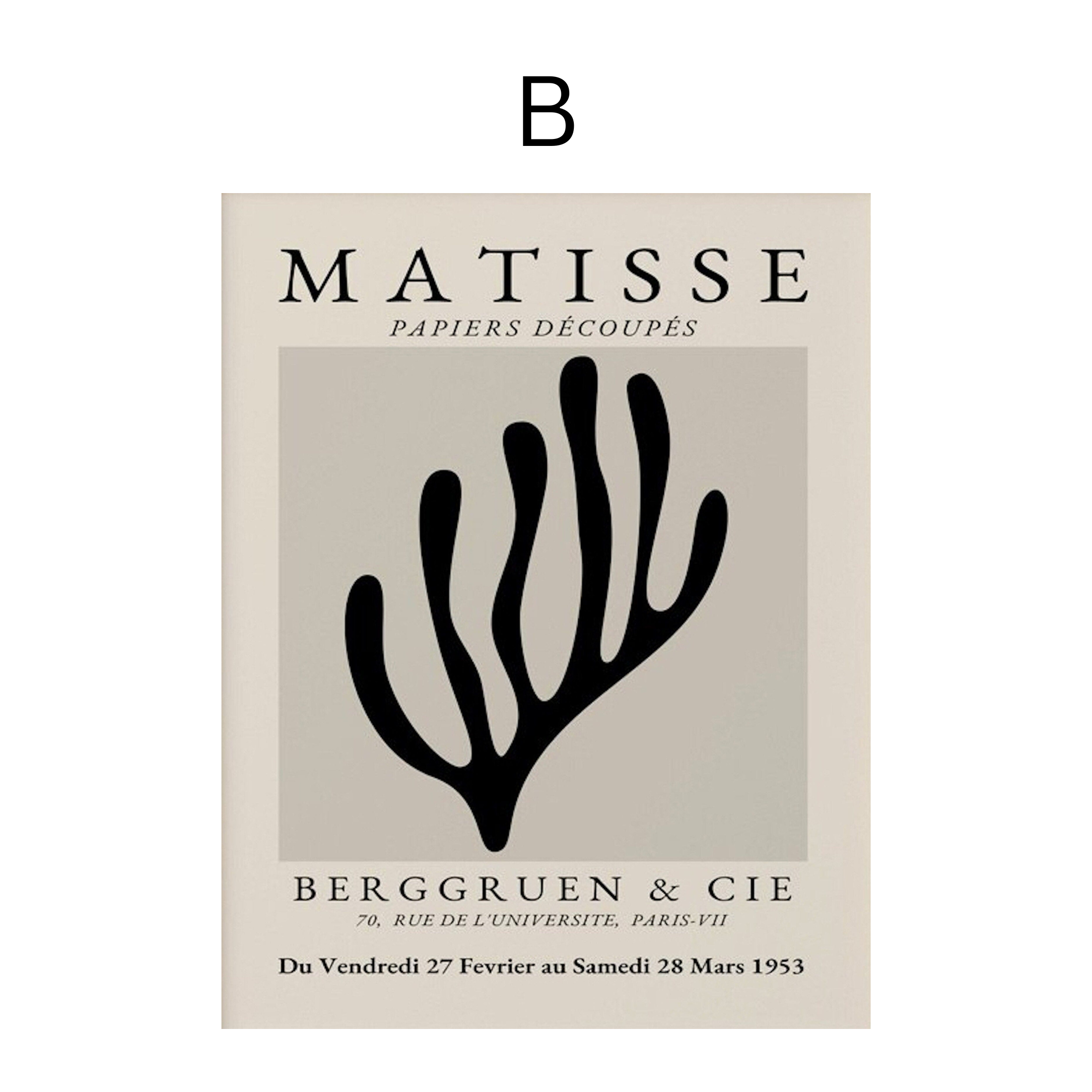 Poster Matisse Abstrakt als Deko Print ohne Rahmen