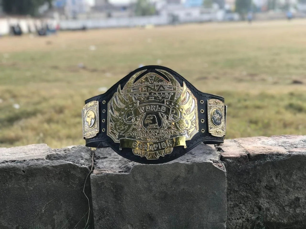 TNA HEAVYWEIGHT 24K GOLD Championship Belt
