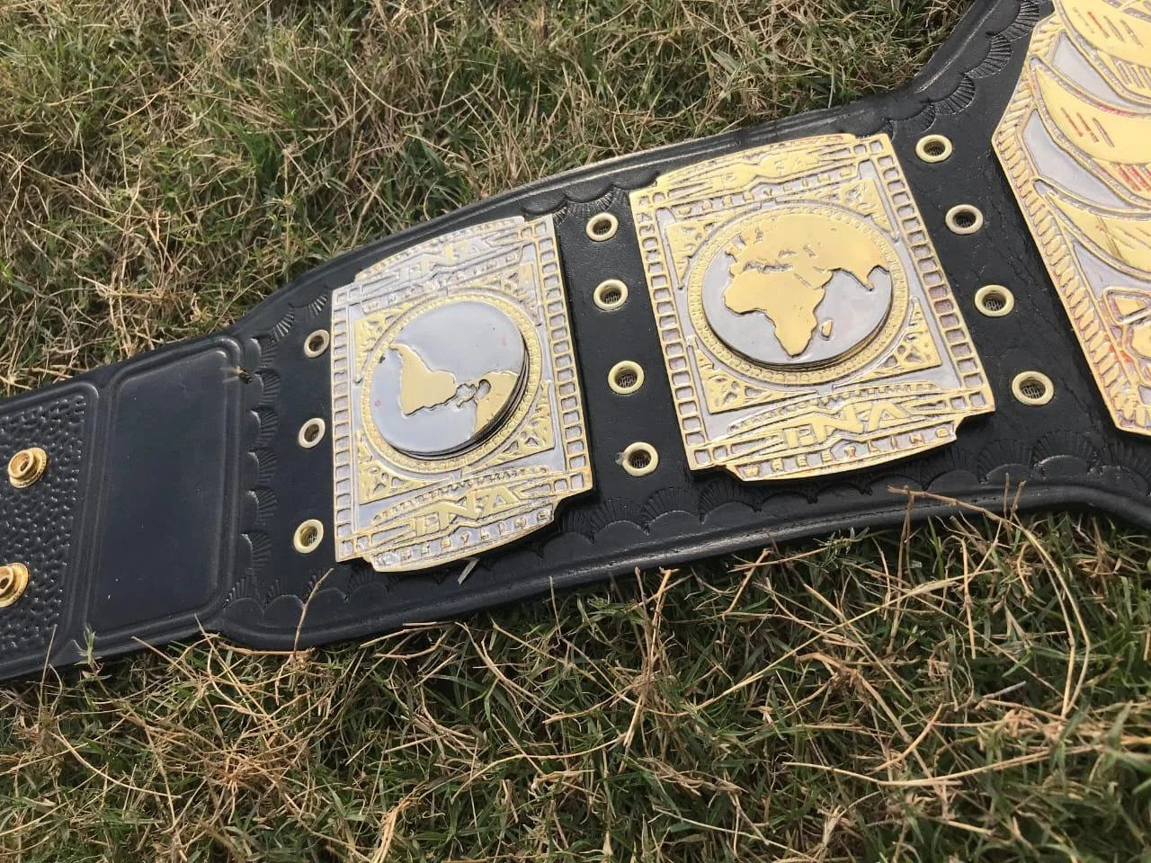 TNA HEAVYWEIGHT 24K GOLD Championship Belt