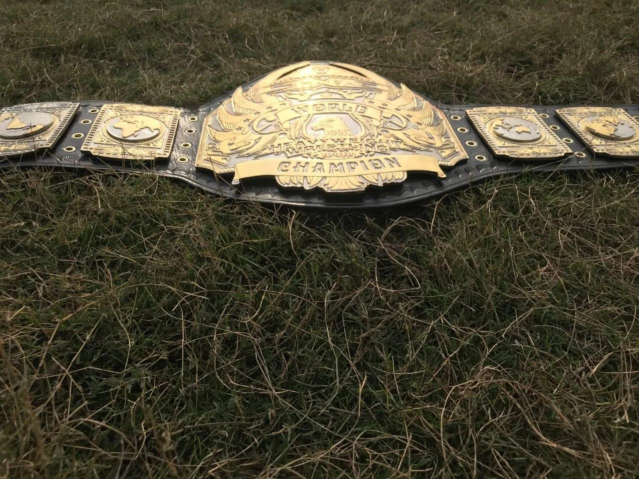 TNA HEAVYWEIGHT 24K GOLD Championship Belt