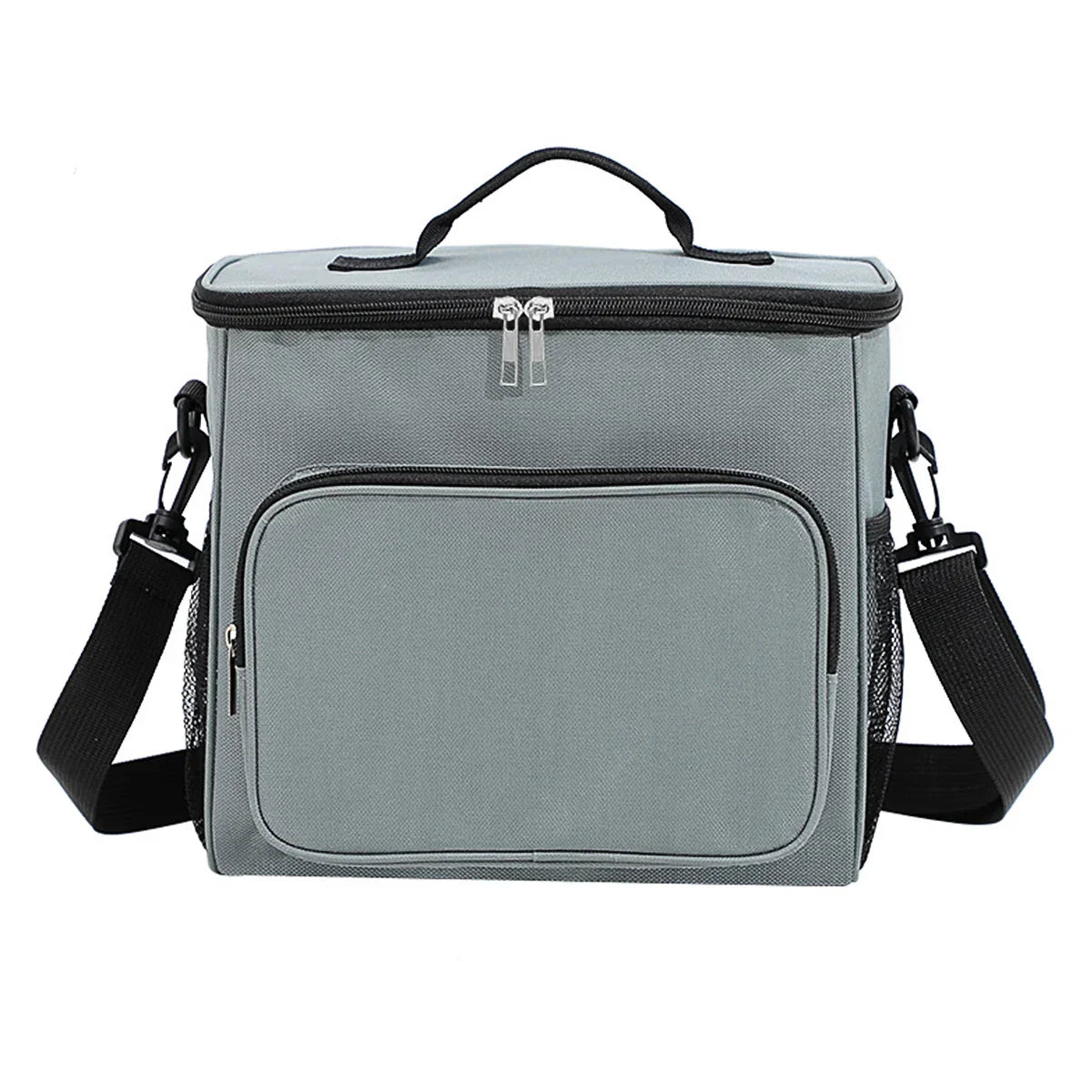 Portable Insulated Lunch Bag Waterproof Cooler (Grey)