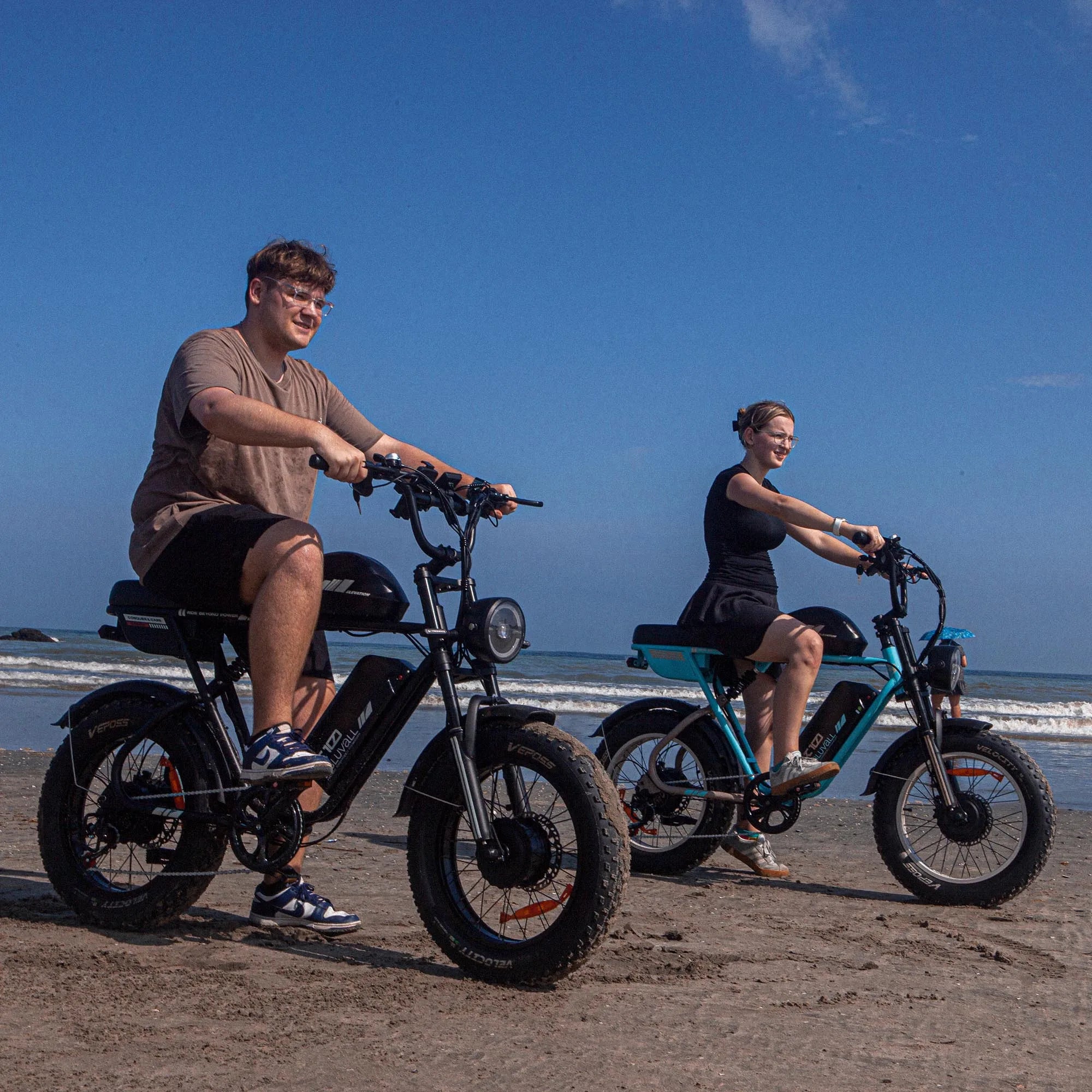 US Delivery 2000W Electric Bike Dual Motor 52V 46AH Battery 35MPH 20" Fat Tire Ebike 160-Mile Range for Adult Commute & Off-road
