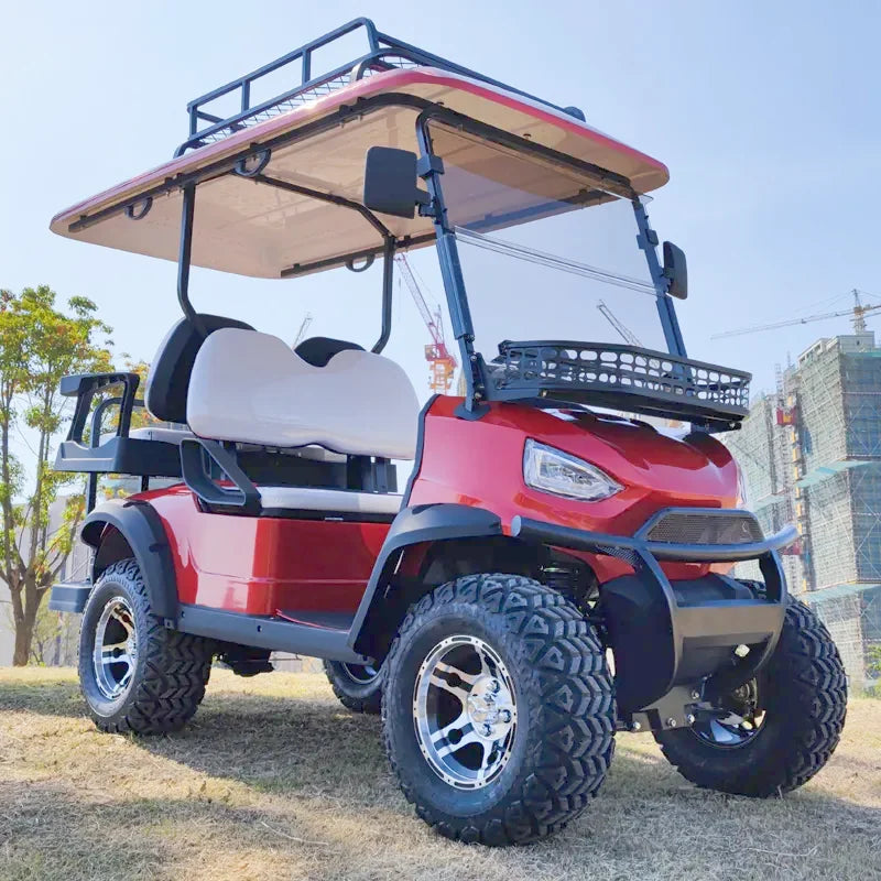Supreme Luxury Electric Golf Cart 4WD Off-Road Vehicle 2/4/6 Seats 48V/60V/72V 4000W/5000W/7500W New Design Hunting Car