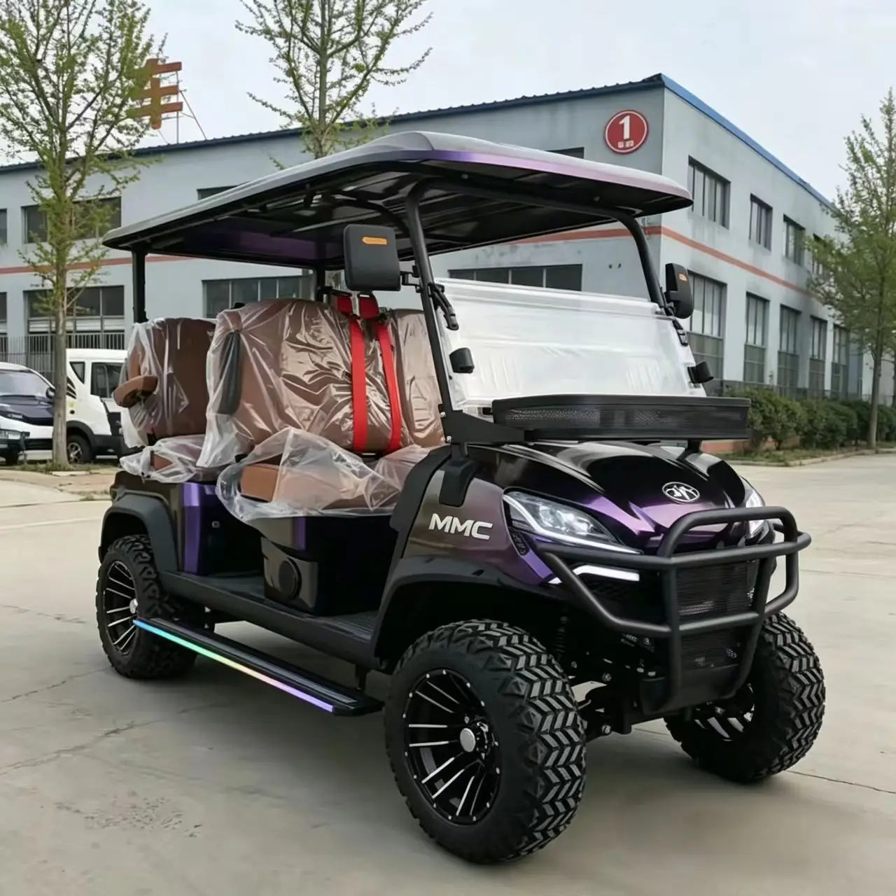 Supreme Luxury Electric Golf Cart 4WD Off-Road Vehicle 2/4/6 Seats 48V/60V/72V 4000W/5000W/7500W New Design Hunting Car