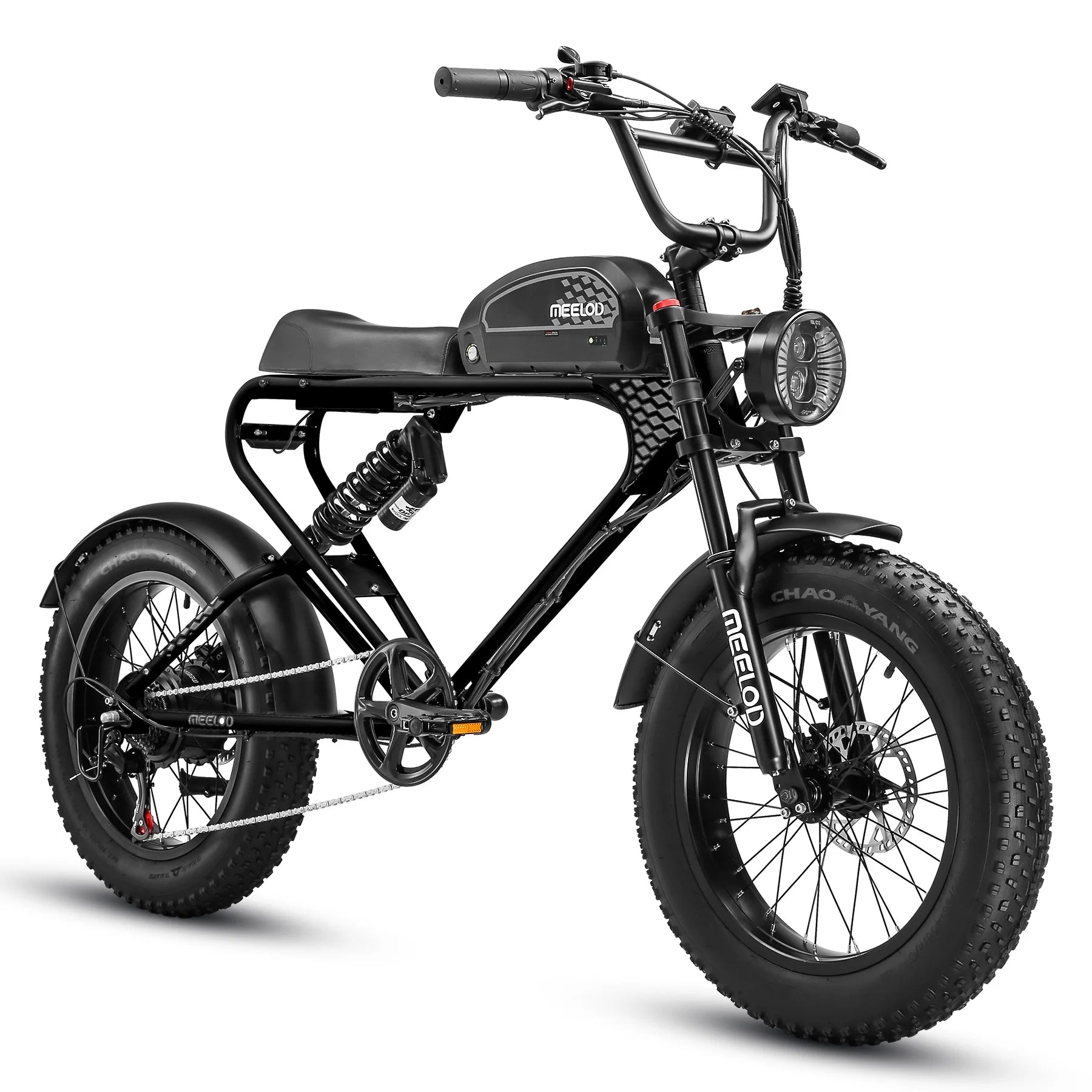 MEELOD DK300PLUS adult E-bike 1200W 48V 12.5Ah battery commute Electric Bike,20-inch Fat Tire E-Mountain bike