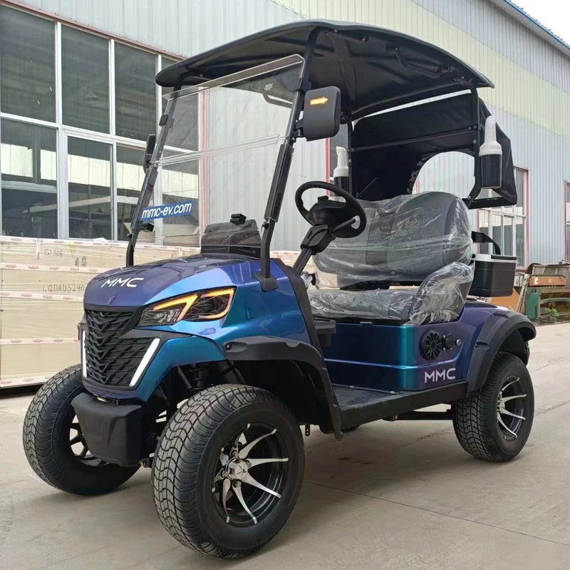 Factory Price New Model Design 48V/72v Lithium Battery Sightseeing Off-Road 4000W/5000W/7000W 2 4 6 8 Seater Electric Golf Cart