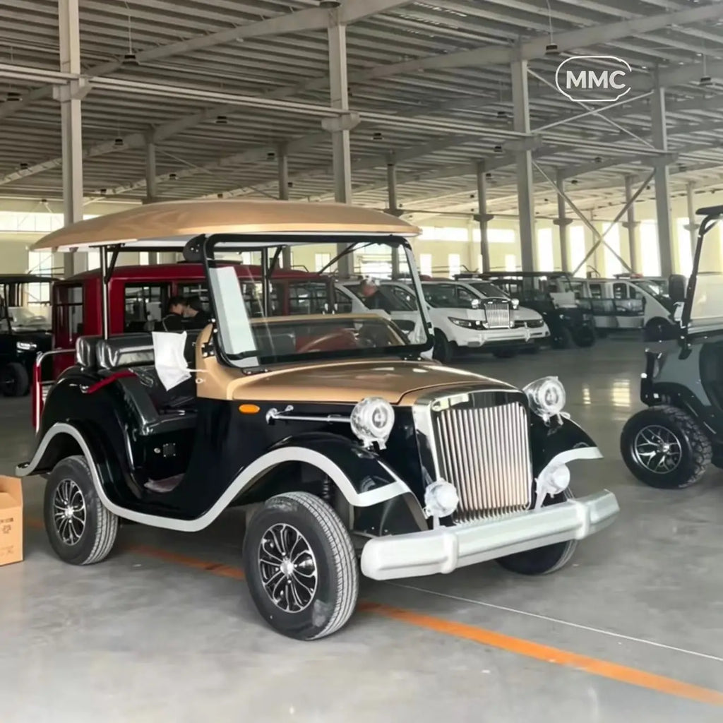 MMC 4WD Electric Golf Cart Custom Brand Solar Panels 4000/5000/7000W 48/60/72V Capacity for 2 4 6 People Modern 4WD Golf Cart