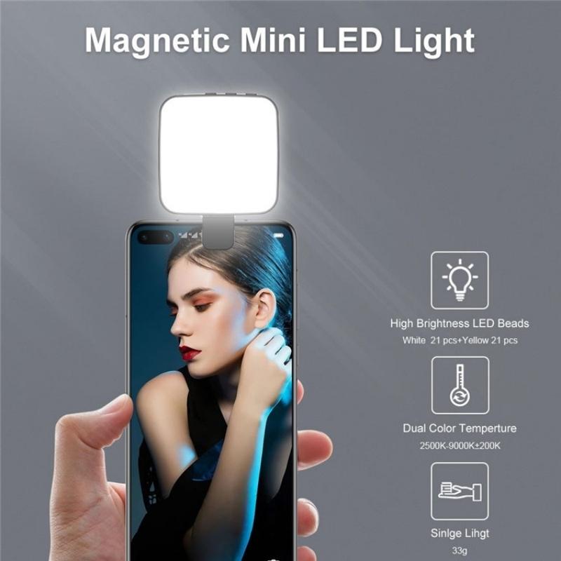 NNEIDS Portable Rechargeable Selfie Light For Laptops And Phones