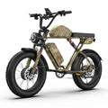 US Delivery 2000W Electric Bike Dual Motor 52V 46AH Battery 35MPH 20" Fat Tire Ebike 160-Mile Range for Adult Commute & Off-road