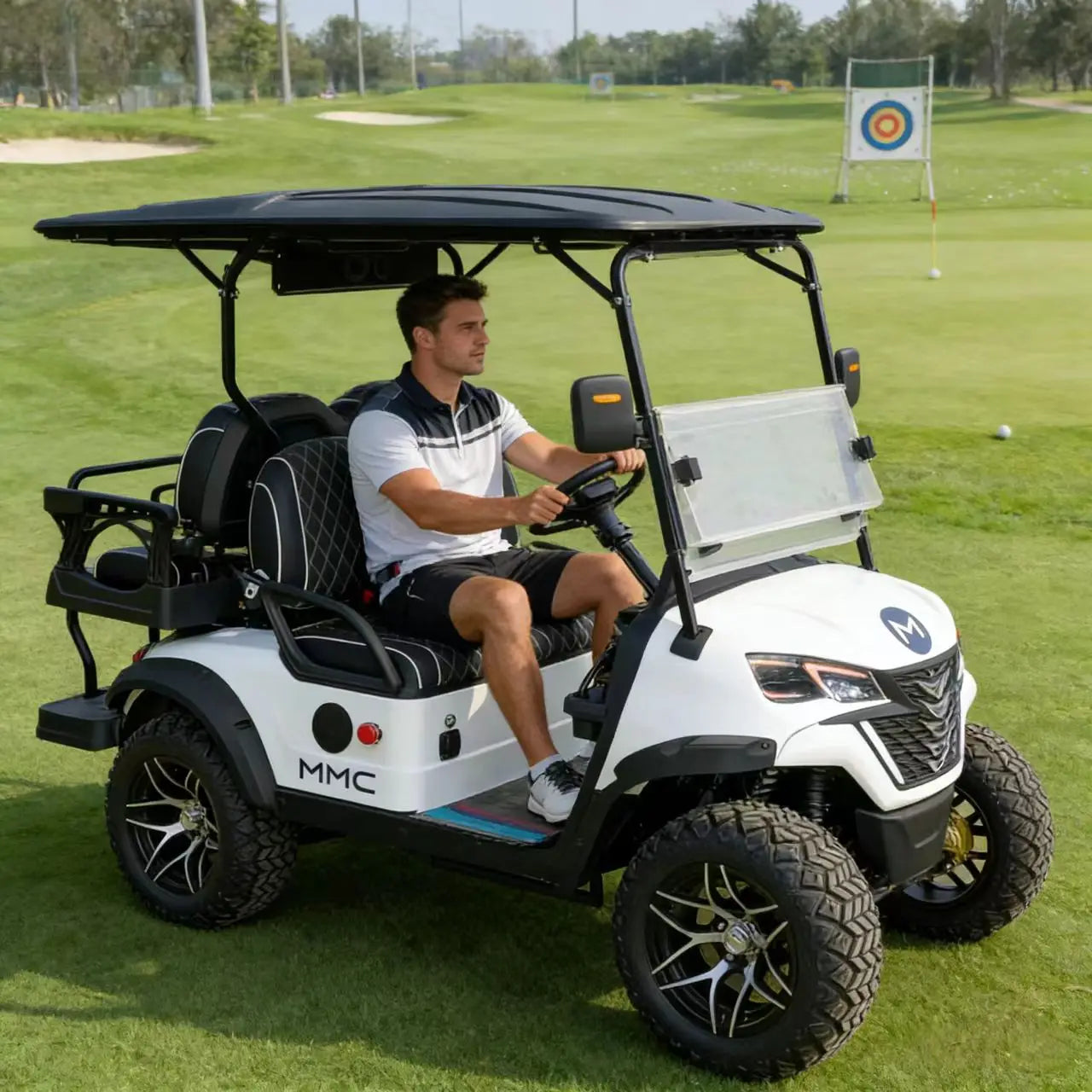 Factory Price New Model Design 48V/72v Lithium Battery Sightseeing Off-Road 4000W/5000W/7000W 2 4 6 8 Seater Electric Golf Cart