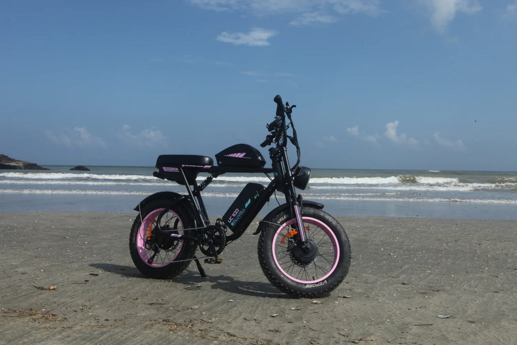 US Delivery 2000W Electric Bike Dual Motor 52V 46AH Battery 35MPH 20" Fat Tire Ebike 160-Mile Range for Adult Commute & Off-road