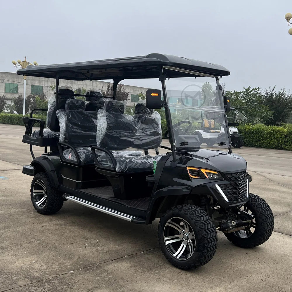 Supreme Luxury Electric Golf Cart 4WD Off-Road Vehicle 2/4/6 Seats 48V/60V/72V 4000W/5000W/7500W New Design Hunting Car