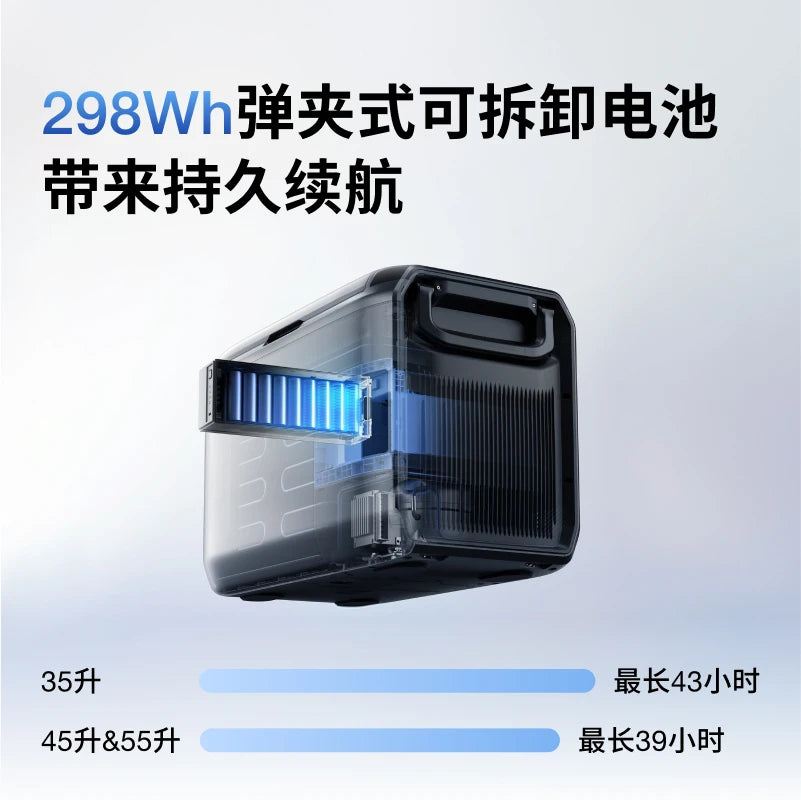 Car refrigerator 45 liters 55 liters dual temperature zone temperature control refrigerator