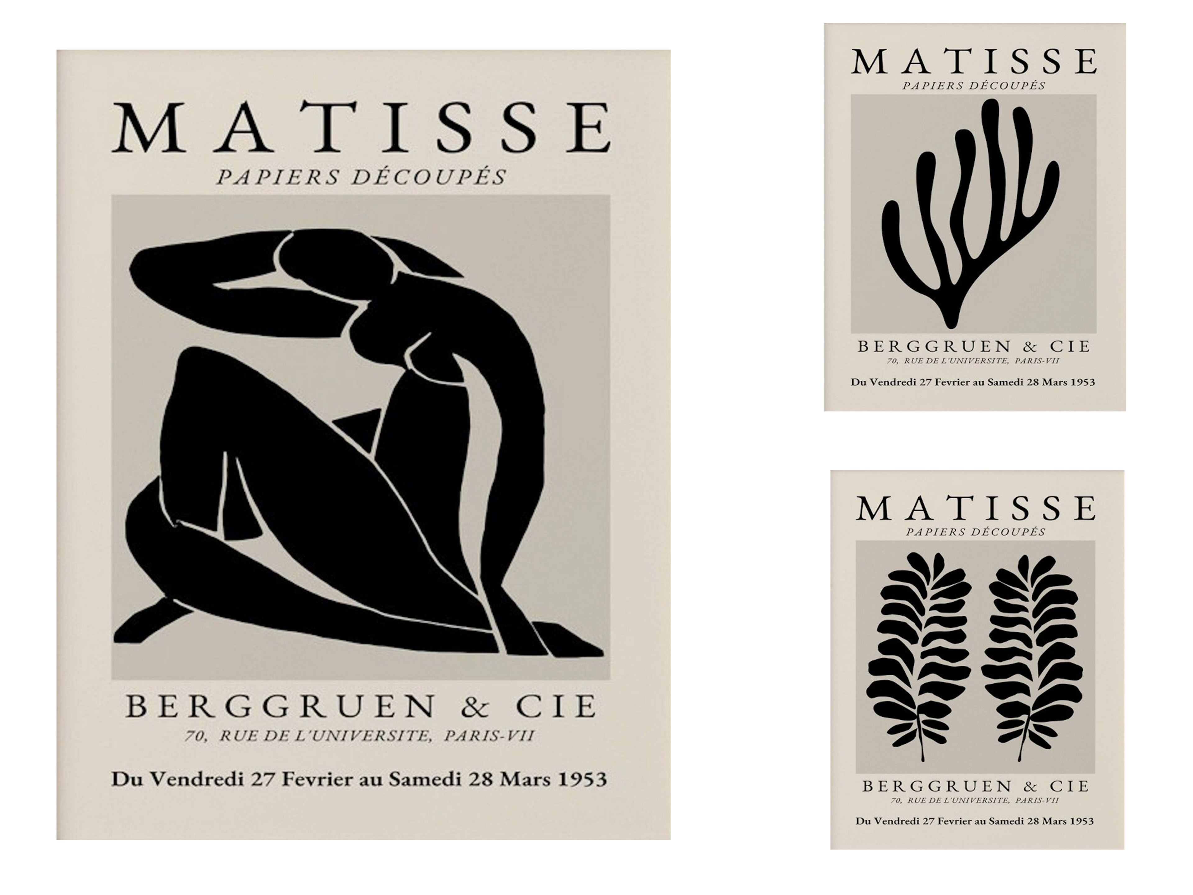 Poster Matisse Abstrakt als Deko Print ohne Rahmen