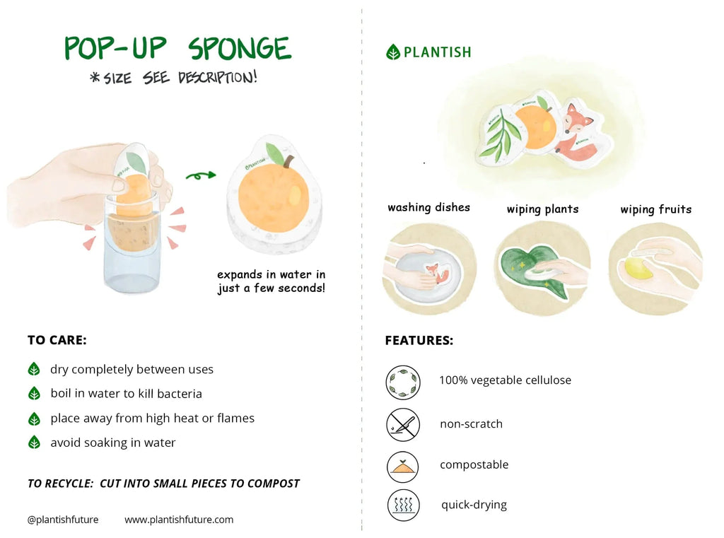 Giraffe - Pop up Sponge