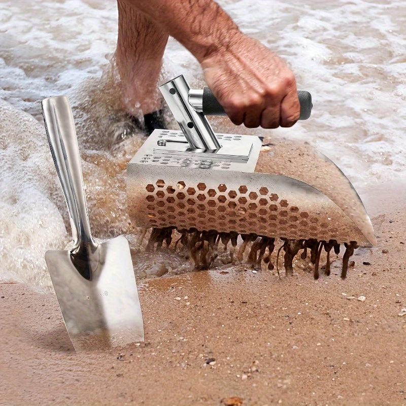 Long Handle Stainless Steel Sand Scoop for Detecting
